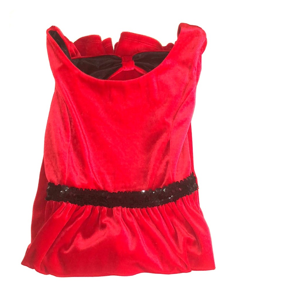Bow red dress